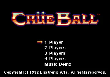 Crue Ball (Japan) screen shot title